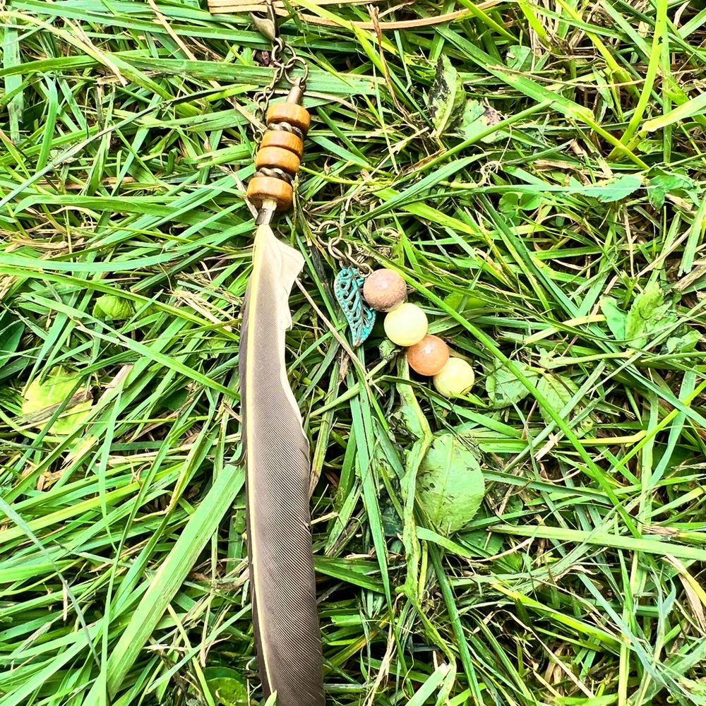 Versatile feather and bead clip
